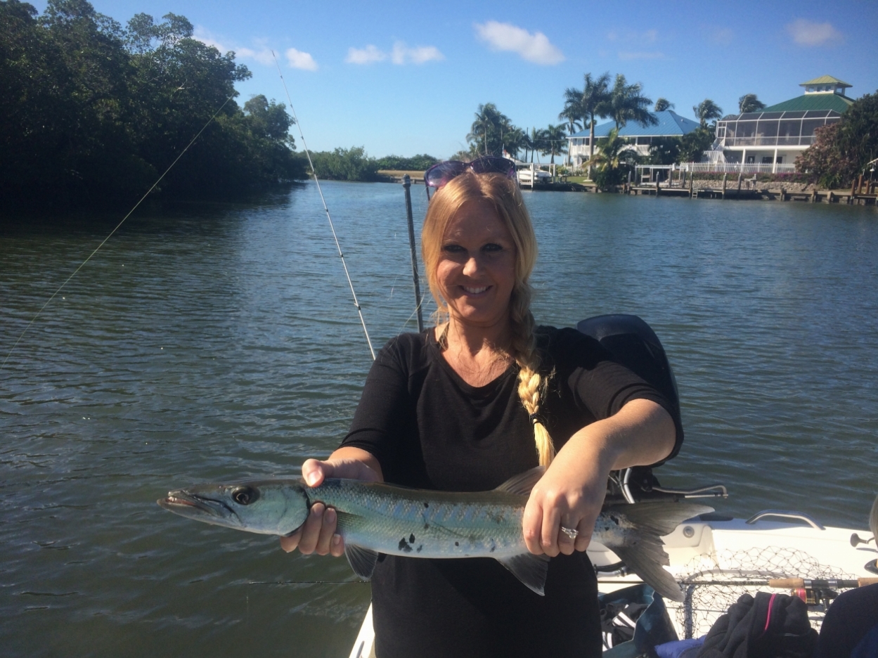 Female angler